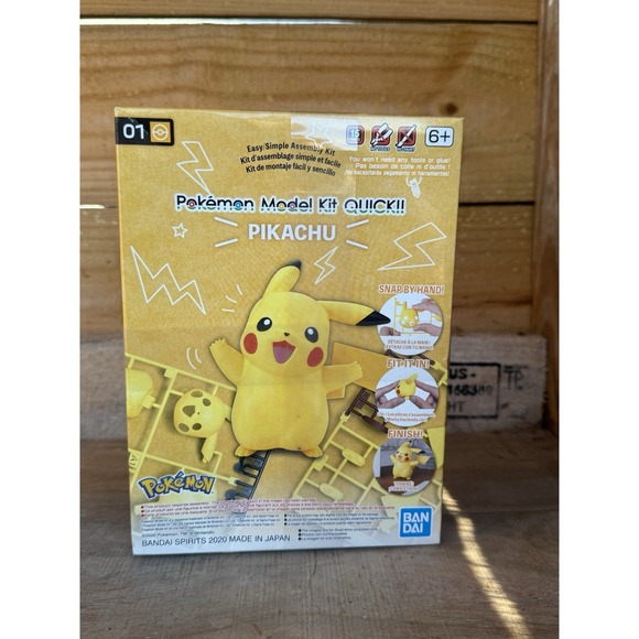 03 Pikachu Battle Pose Pokemon Bandai Spirits Model Kit Quick! Bandai Hobby - Picture 1 of 8